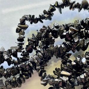 Onyx Chip Necklace Authentic Authentic 36"